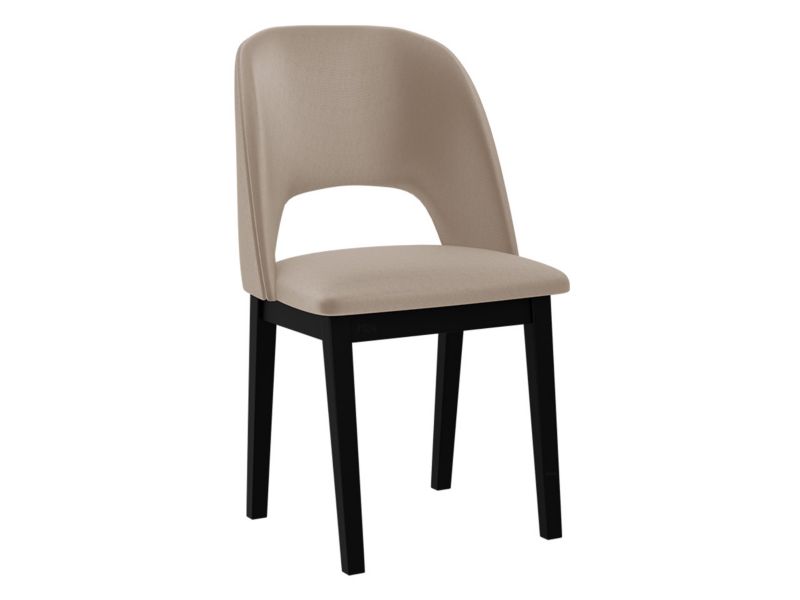 Krzesło MIRJAN 24 Monti 2 czarny + jasny beż 1 szt.