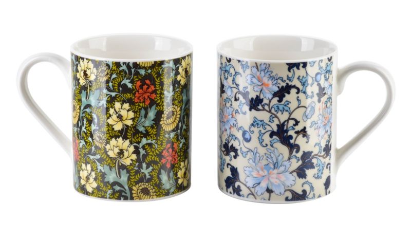 Kubki Colorato Mondex porcelanowe 400ml multi komplet 2 szt