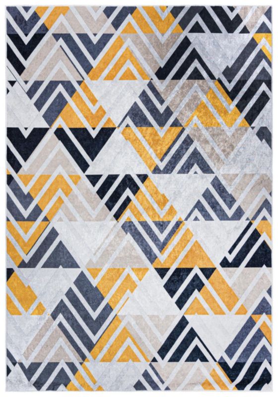 Dywan Nowoczesny Toscana 2391 Mazovia 80 x 150 cm szary, zółty 1 szt.