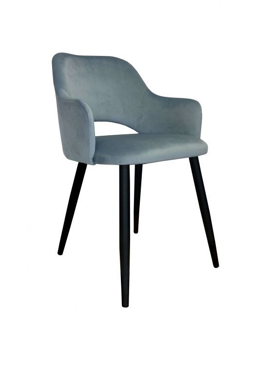 Krzesło NAPO VELVET szare ATOS 1 szt.