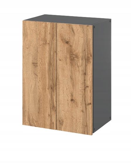 Szafka Łazienkowa Stiv-Meble Szafka Wisząca 40CM Szary Mat Dąb Wotan 40X25X60 Cm 1Szt.