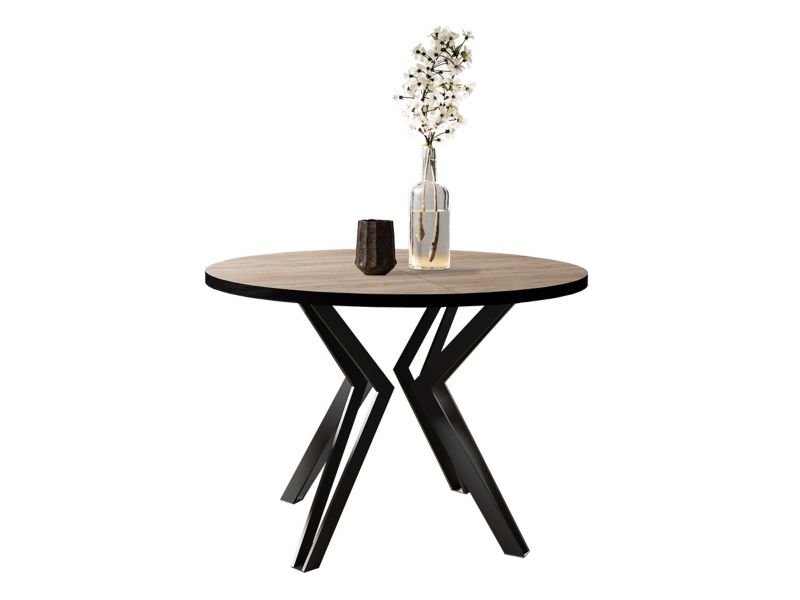 Stół rozkładany MIRJAN 24 Randi czarny/dąb sonoma 1 szt.