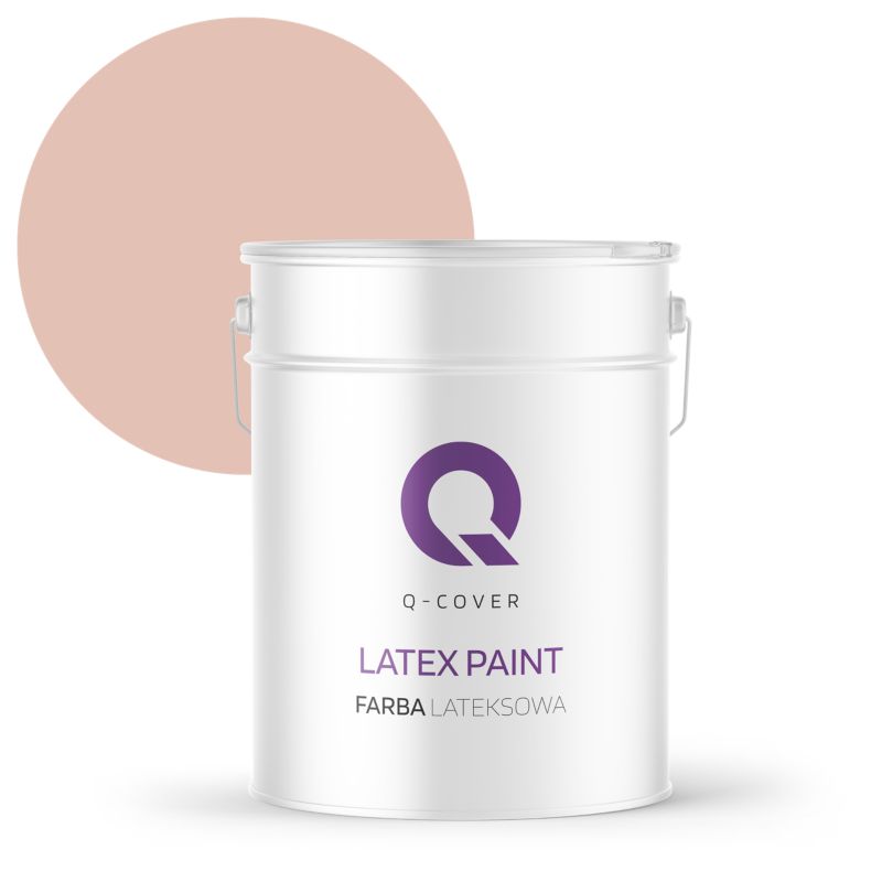 Farba Lateksowa Do Ścian i Sufitów Q-Cover Róż wenecka H4856 Głęboki Mat 10L
