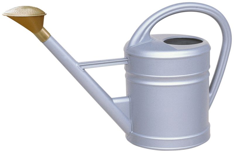 Konewka Geli 10L srebrna z sitkiem 1szt