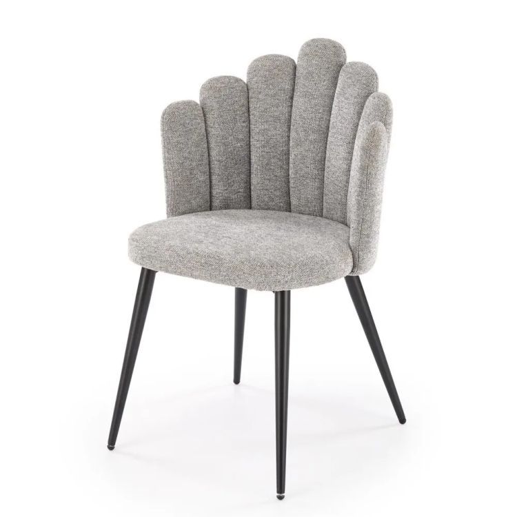 Krzesło Halmar tapicerowane K552 szare 1 szt