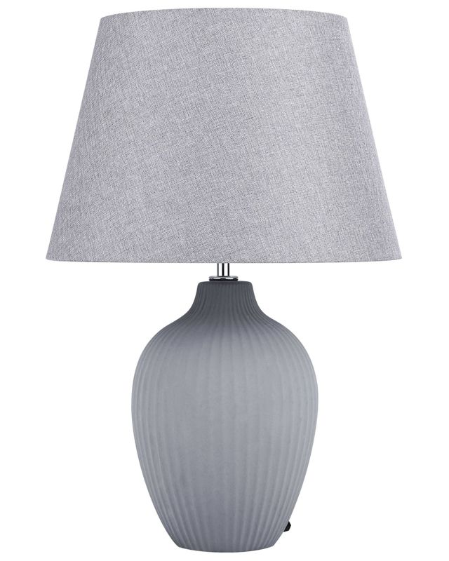 Lampa stołowa Fergus Ceramika Szary 1szt.