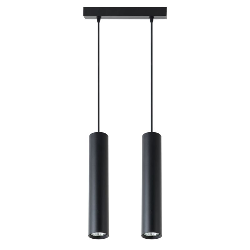 Lampa wisząca sufitowa MasterLED Keon 2-punktowa GU10 loft 131,5 cm IP20 czarna matowa 1 szt.