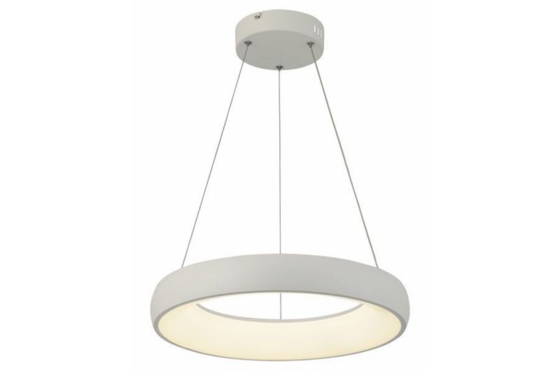 Lampa wisząca Reality Lima 1184 biała ring wbudowany LED 24W 1 szt.