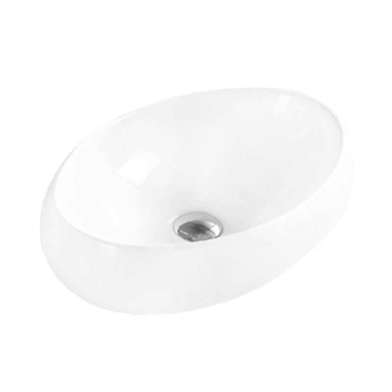 Umywalka nablatowa Mexen Silvia biała 60x40 cm 1 szt.