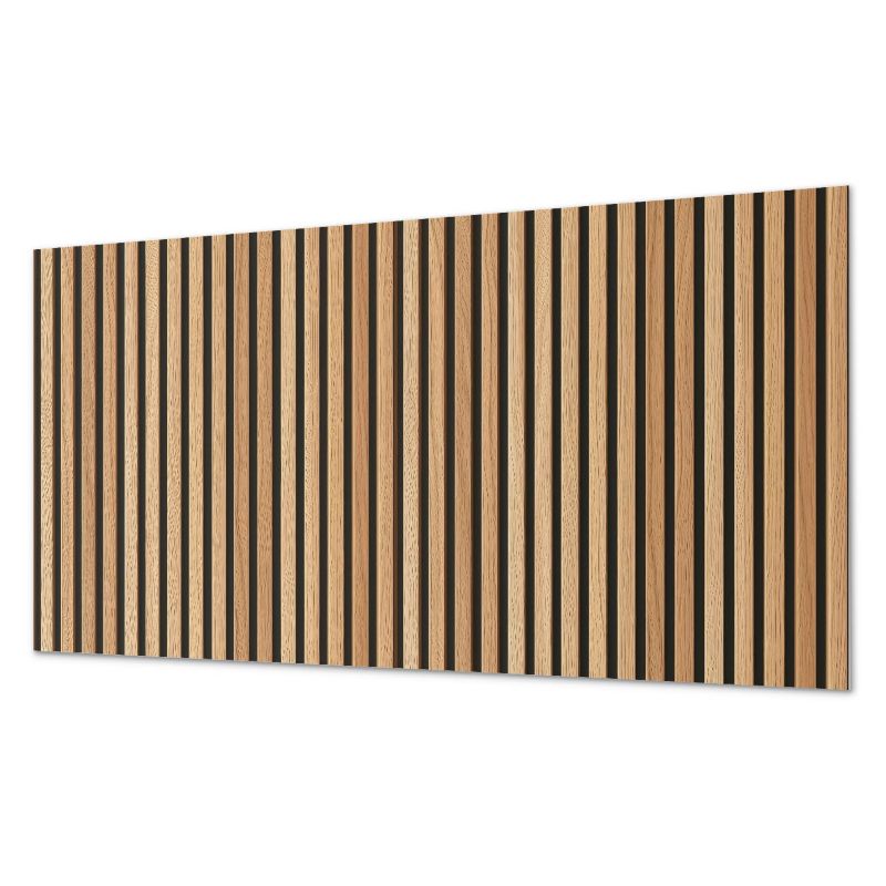 Panel Winylowy ArtPrintCave 100x50 cm Deska z pionowymi wzorami 1 szt.