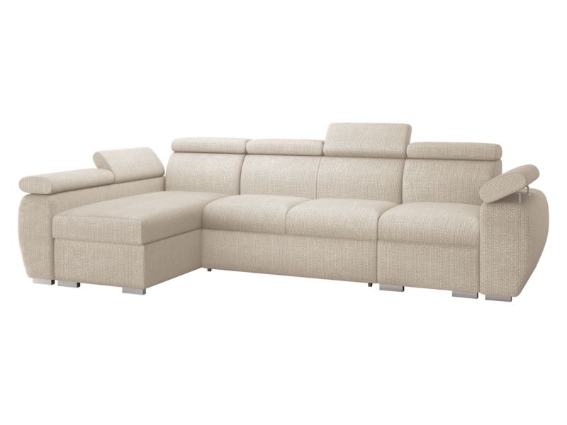 Narożnik z funkcją spania MIRJAN 24 Boston LCP lewy LCP+2R+1P(65) jasny beż 1 szt.