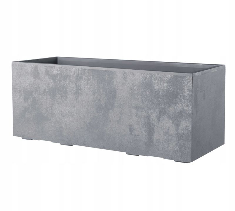 Donica DEROMA MILLENNIUM CASSETTA 99cm SZARA na kółkach mrozoodporna trwała 1szt