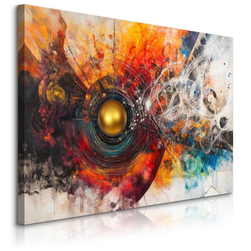 Obraz Muralo Do Salonu Biura Abstrakcja Wzory Geometryczne 40x30 cm 1 szt.