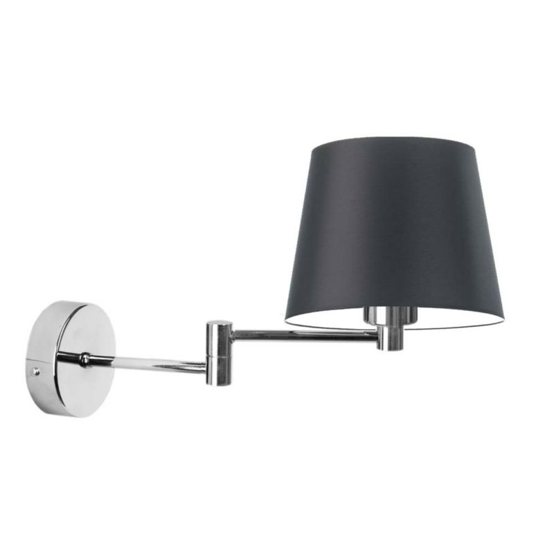 Kinkiet Volta Light Factory Blues Czarny Abażur 1xE27 1szt.