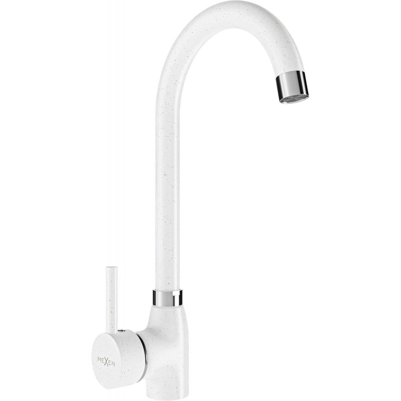 Bateria kuchenna Mexen Telma biała nakrapiana 1 szt.