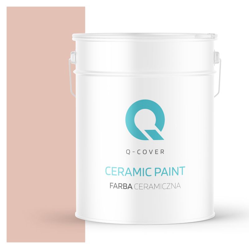 Farba Ceramiczna Do Ścian i Sufitów Q-Cover Róż wenecka H4856 Głęboki Mat 10L