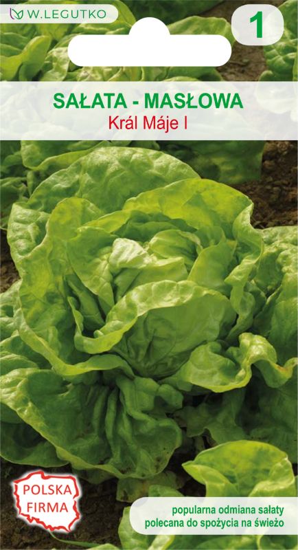 Nasiona sałata głowiasta masłowa Kral maje