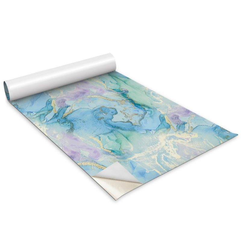 Okleina Na Szafki Kuchenne Wallfluent 100x50 cm Kolorowe plamy Okleina Do Mebli DIY 1 rol.