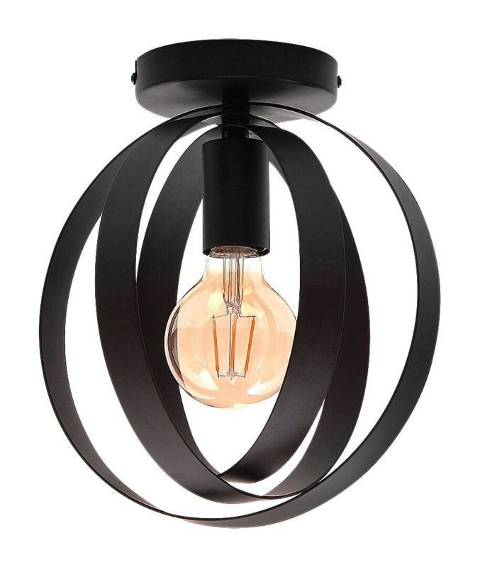 Lampa sufitowa wisząca Rabalux Cortado 3593 czarna industrialna 1xE27 x 1 szt.