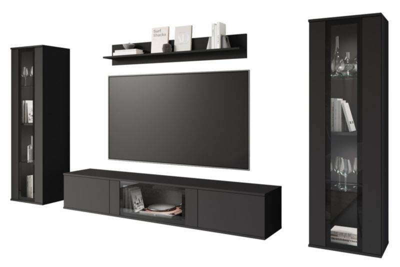 Meblościanka MINIO go for it FARO czarna, 1 szt.