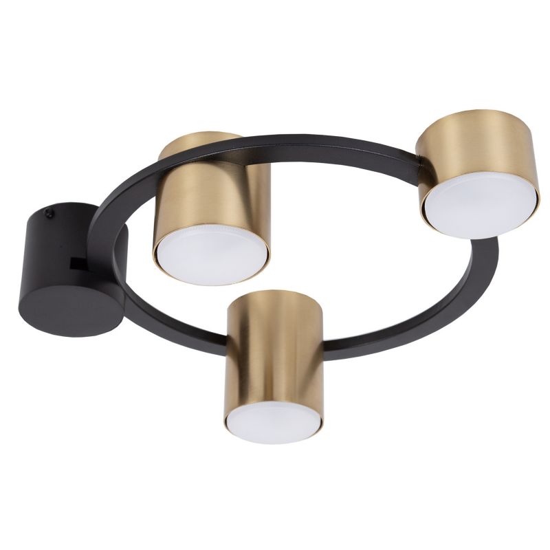 Lampa sufitowa Sigma Lighting KODO czarno-złota 3xGX53x12W wym:12x44x40cm IP20 -1 szt.
