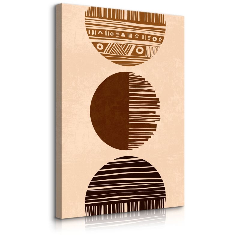 Obraz Muralo Do Sypialni Azteckie Okręgi Abstrakcja Styl Boho 20x30 cm 1 szt.