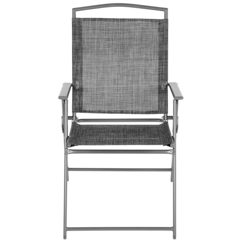 Krzesła Ogrodowe Składane Sydney 55X68X91Cm Zestaw 2 Szt