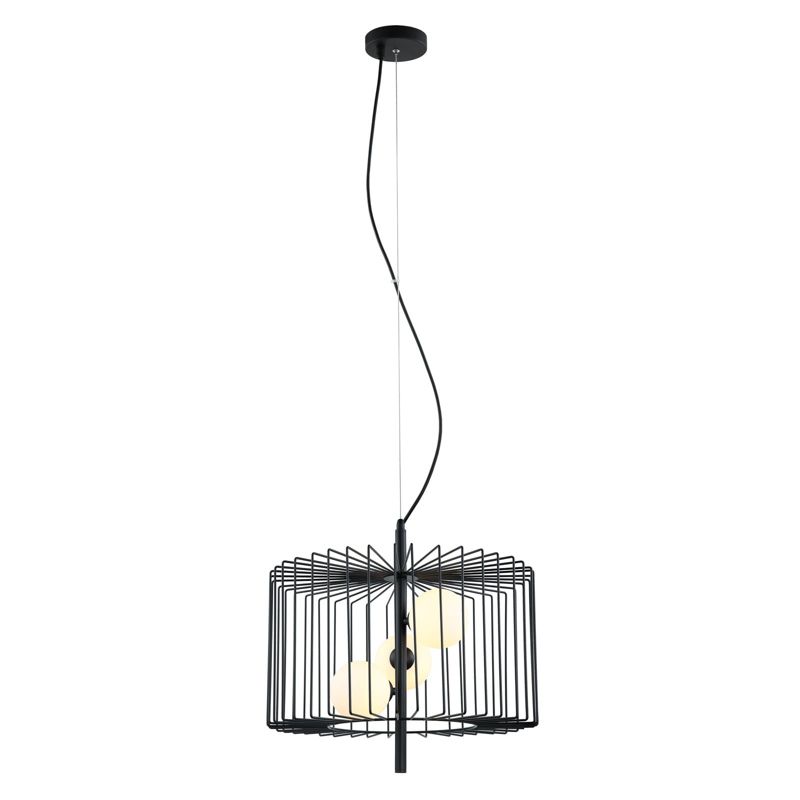 Lampa sufitowa wisząca Italux Daren 9585 czarno-biała nowoczesna 3xG9 x 25W 1 szt.