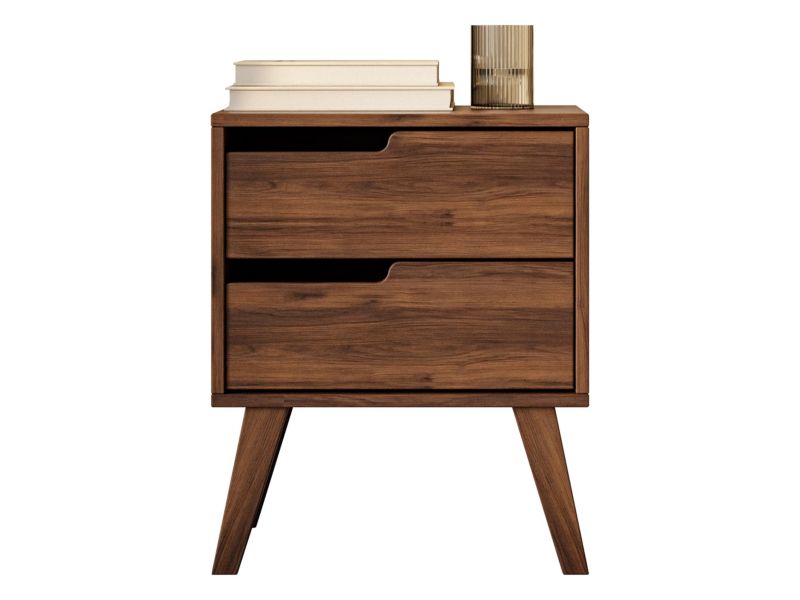 Stolik nocny MIRJAN 24 Nordelo lewy warmia walnut 1 szt.