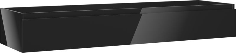 Szafka podumywalkowa Mexen Orio czarna połysk 160 cm 1 szuflada 1 szt.