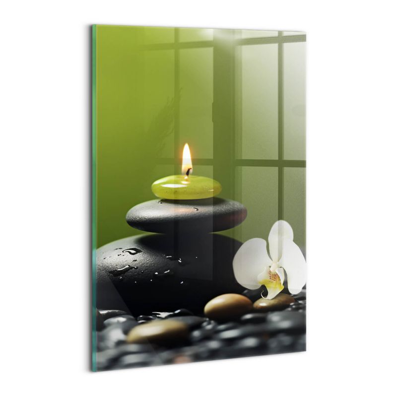 Szklany Obraz Ścienny Wallfluent 30x20 cm Zen relaks natura i kamienie 1 szt.