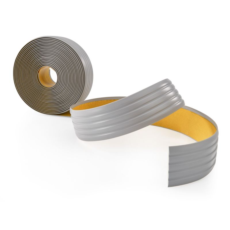 Taśma antypoślizgowa PCV 35 mm QUEST, samoprzylepna elastyczna listwa LAP - szary, 5 m