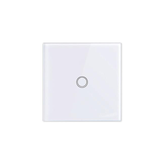 Włącznik dotykowy schodowy RF MasterLED szklany biały IP54 3-300W z podświetleniem 1 szt.