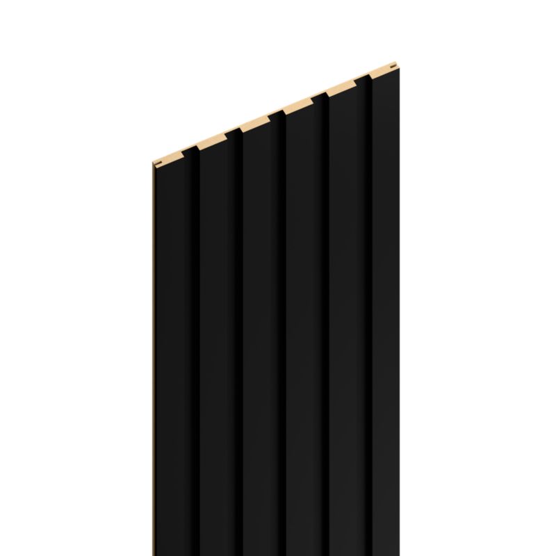 Panel lamelowy ścienny OK WALL HDF 265 x 30 cm czarny