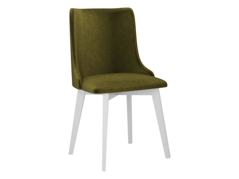 Krzesło MIRJAN 24 Monti 5 biały/ciemna oliwka 1 szt.
