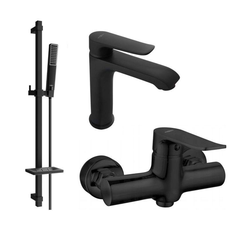 Zestaw prysznicowy Mexen Pecos czarny 72704DQ72-70 1 szt.