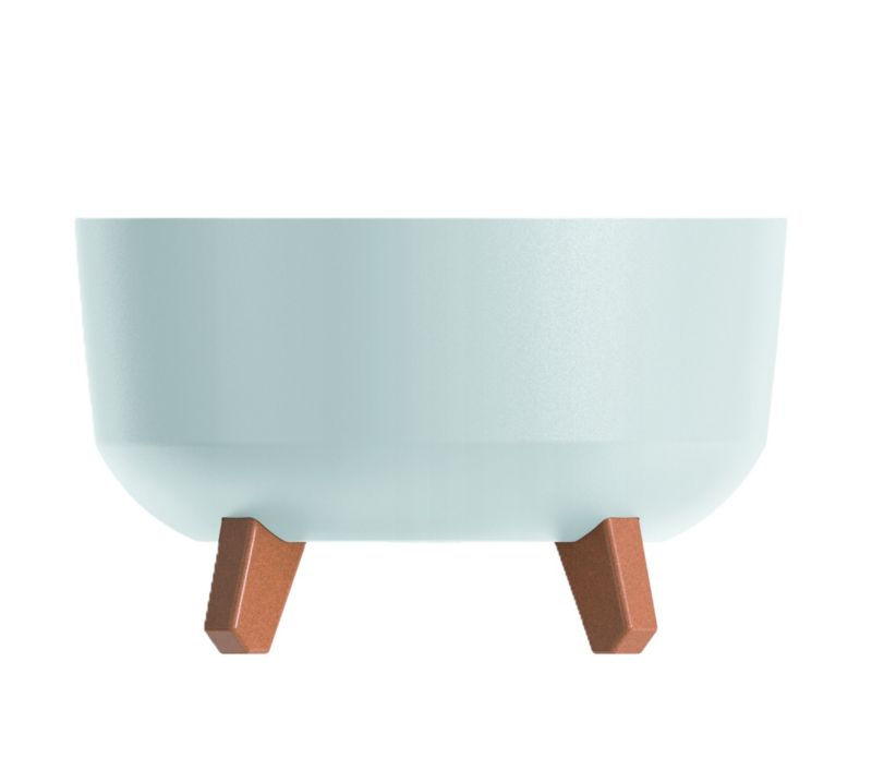 Doniczka na nóżkach Prosperplast Gracia Low biała DGRL 40 cm 1szt