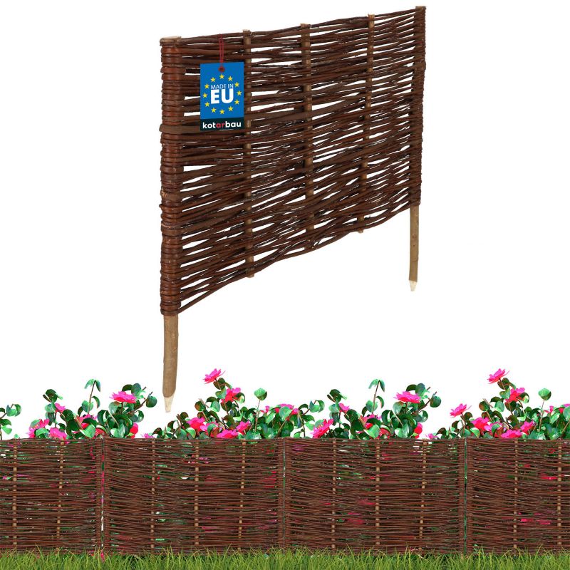 Płotek ogrodowy KOTARBAU wiklinowy 60x40 cm 1 szt.