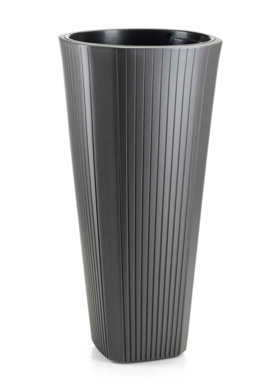 Donica Mora HowHomely Tworzywo Antracytowe 39x81 cm 1 szt.