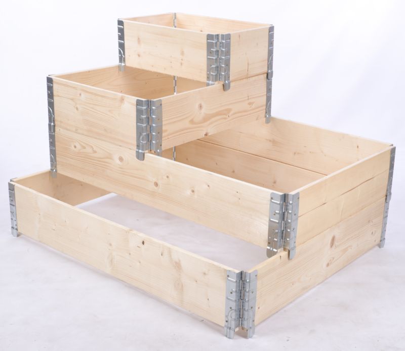 Skrzynia na warzywa MODO24 40x120x100 cm naturalne drewno 1 szt.