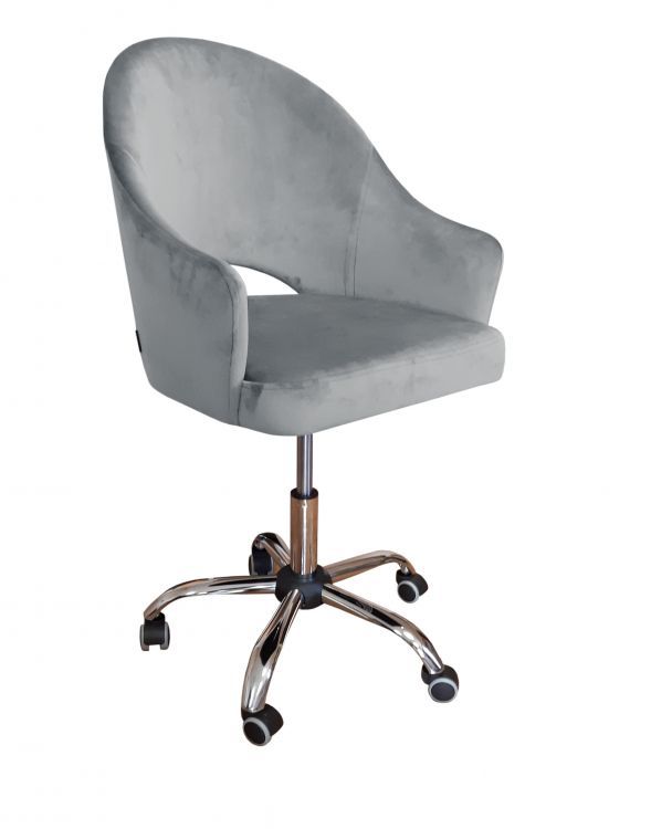 Fotel Atos JENISEJ VELVET szary 1 szt