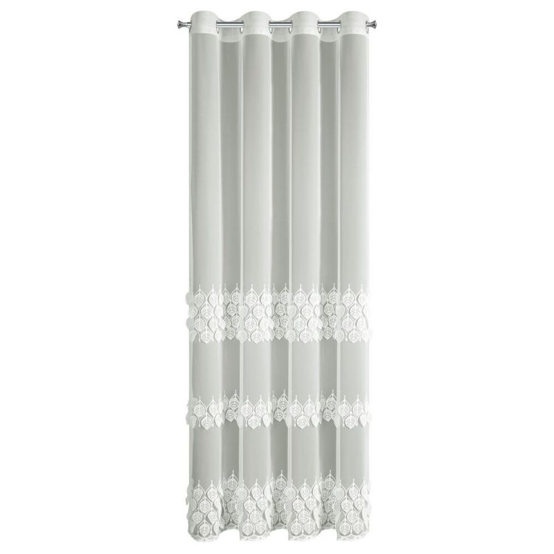 Firanka Nira Eurofirany Woal Biała Przelotki 140X250 Cm 1 Szt.