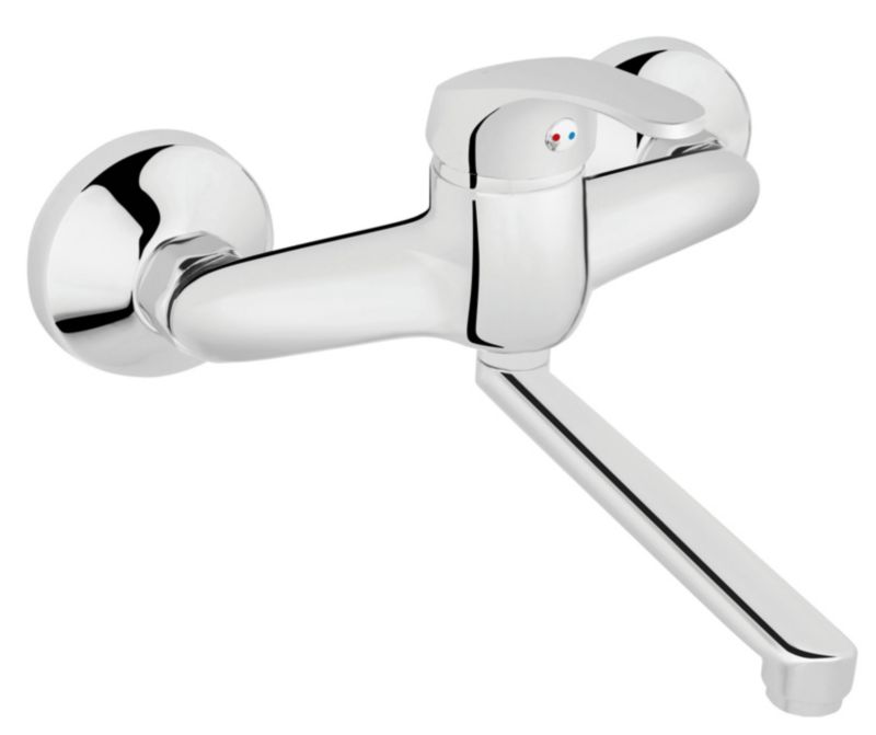 Bateria BASIC umywalkowa ścienna chromowana 1 szt.