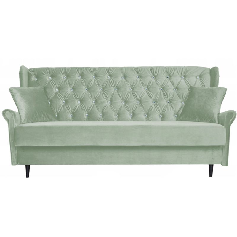 Sofa do salonu rozkładana Family Meble GAJA zielona 1szt