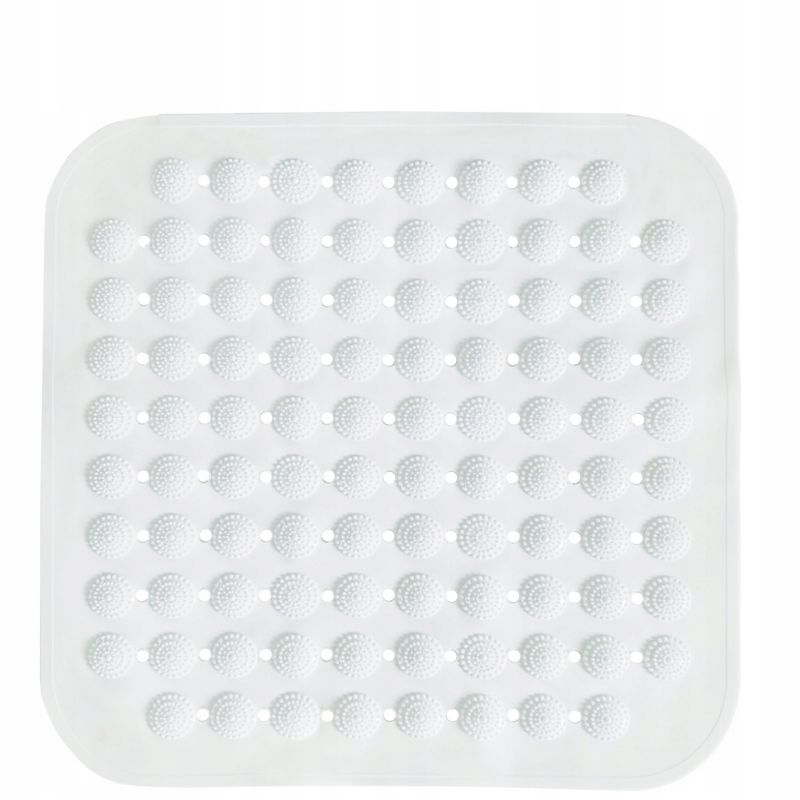 Mata antypoślizgowa Sepio 43,5x43,5 biała kwadratowa 1 szt.