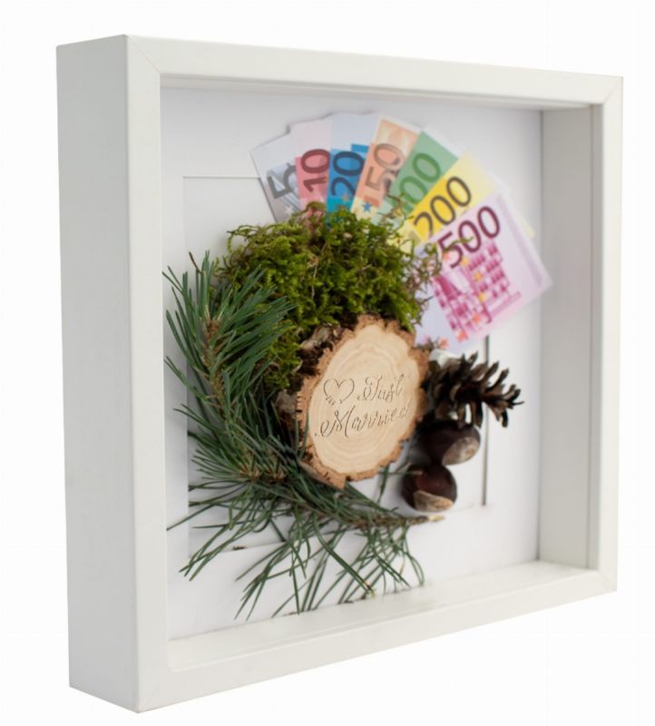 Ramka na zdjęcia BD art 3D Box 28x28 cm głęboka biała 1 szt.