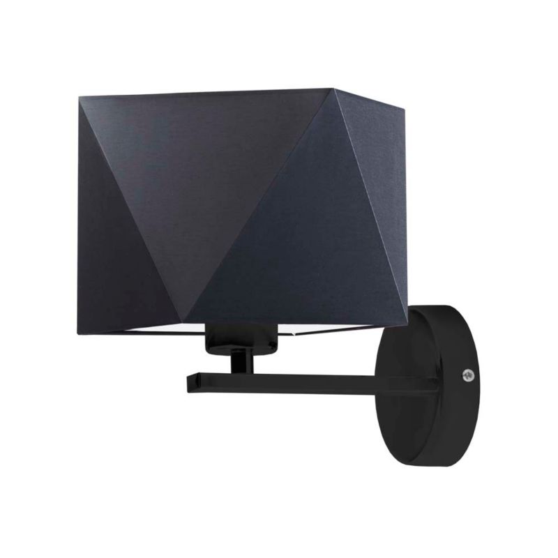 Kinkiet Volta Light Factory Simple Czarny/Czarny Abażur 1xE27 1szt.