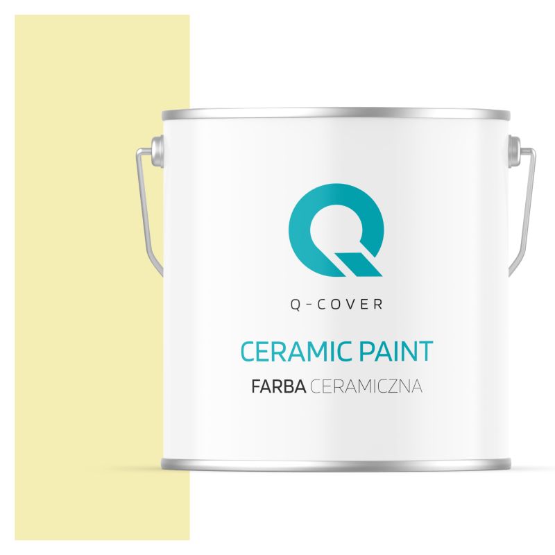 Farba Ceramiczna Do Ścian i Sufitów Q-Cover Słomkowy H7182 Głęboki Mat 5L