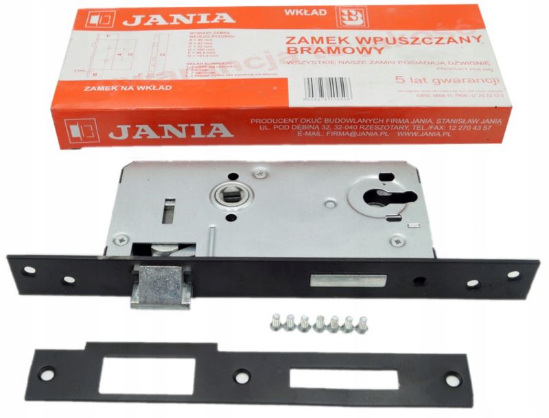 Zamek Bramowy FEINZ Jania Wkład 90/63 (Z111) Lewy 1 szt.