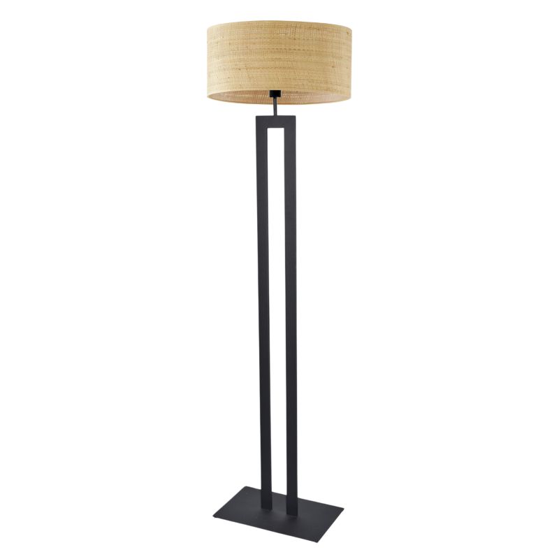 Lampa stojąca Volta Light Factory podłogowa z abażurem rattan walec MONO 1szt.